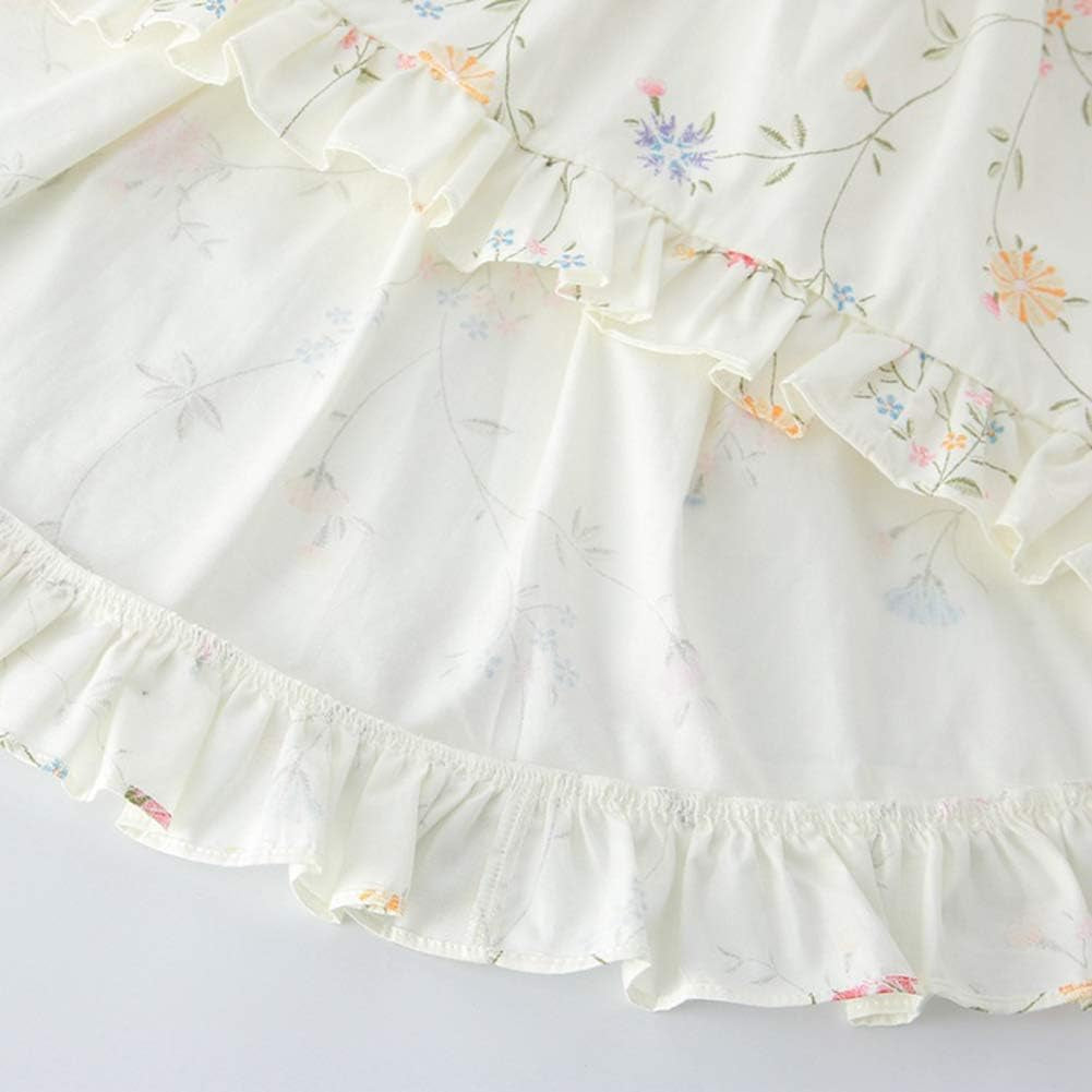 Toddler Vintage Floral Girls Dress Baby Backless Sundress Sleeveless Matching Outfits